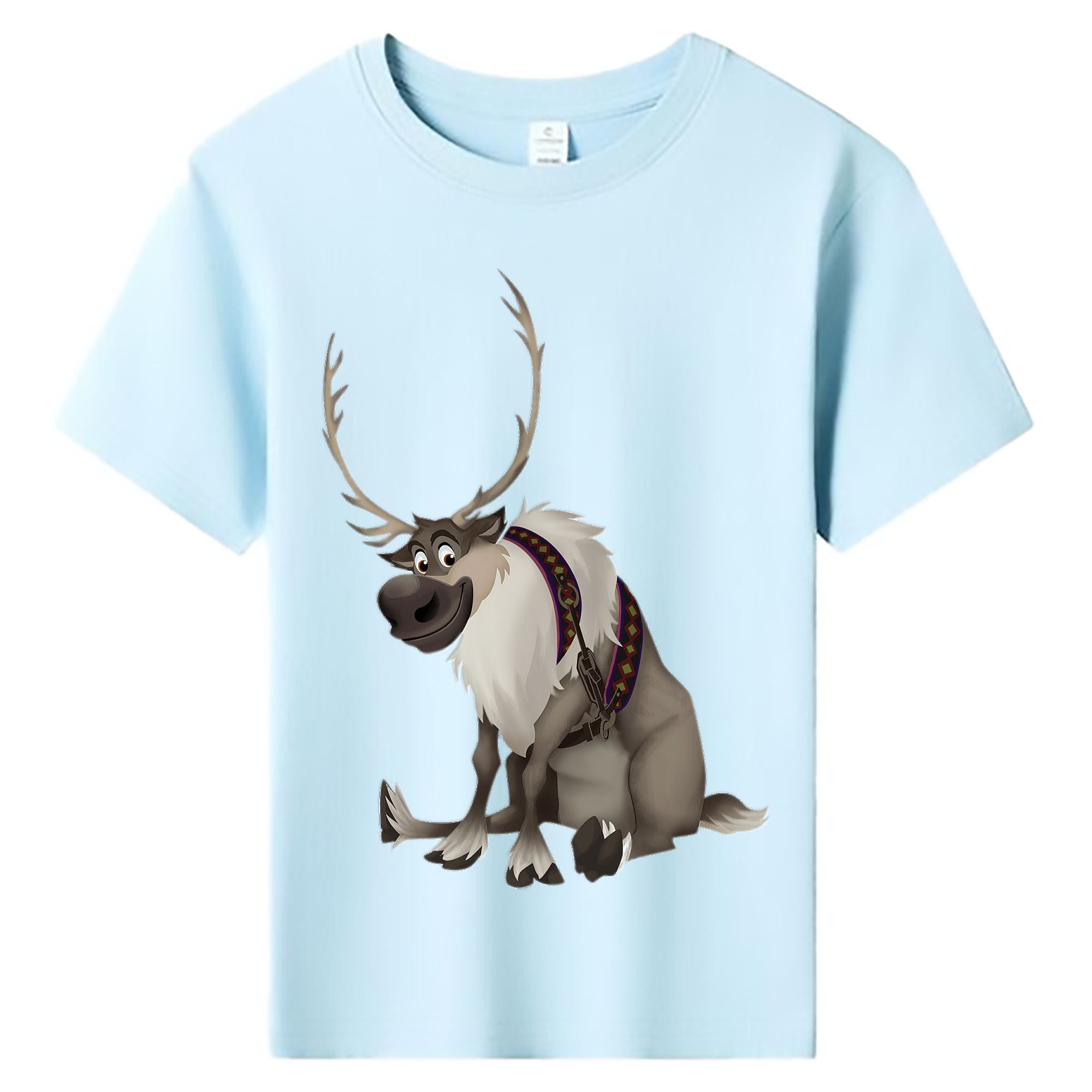 （画像用） アナと雪の女王 アンナ エルサ Frozen Anna Elsa 綿100％キッズTシャツ（フロントプリント）